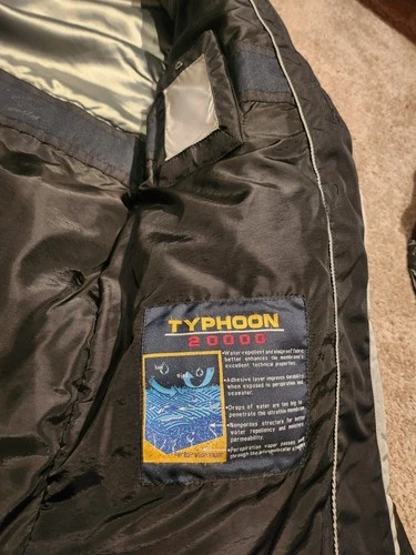 Mens Paul & Shark TYPHOON 20000 Black Jacket M Medium Thermometer image 10