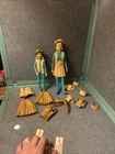 Vintage Marx Jane and Josie West Dolls with Accessories Western from Johnny West