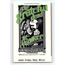 BG-176 Grateful Dead Jr Walker 1969 Fillmore West Friday Ticket Randy Tuten