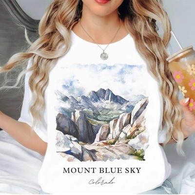 Mount Blue Sky Unisex Shirt Travel Gift Colorado Trip Lover Favorite Tee