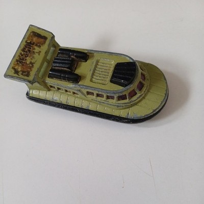 Vintage Matchbox 1972 Hovercraft gebraucht grün Spielzeug Räder alt Diecast Metall