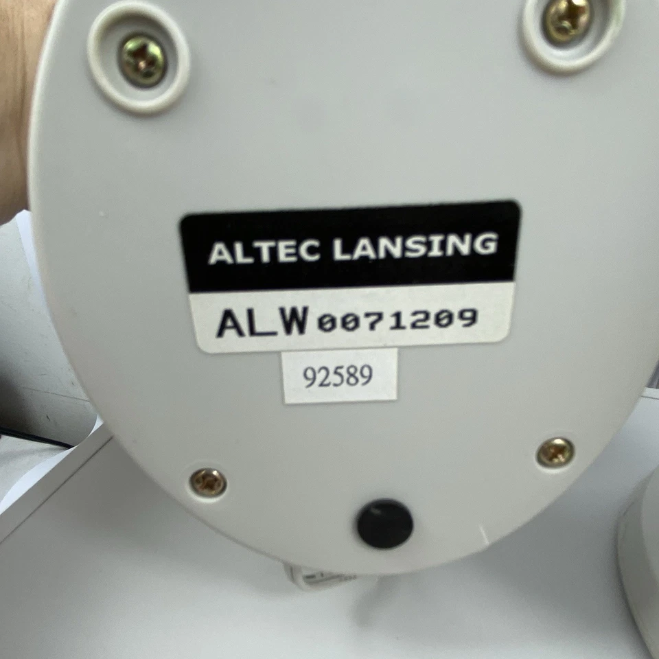 Altec Lansing ACS33 Laptop Computer Speaker System Powered Subwoofer Tested - Image 3 of 4