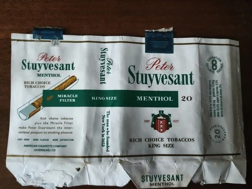 STUYVESANT - Empty Soft Cigarettes pack