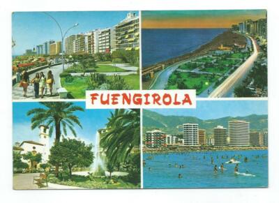 Spanien Costa del Sol Fuengirola JB Baena Multiview Postkarte um 1970