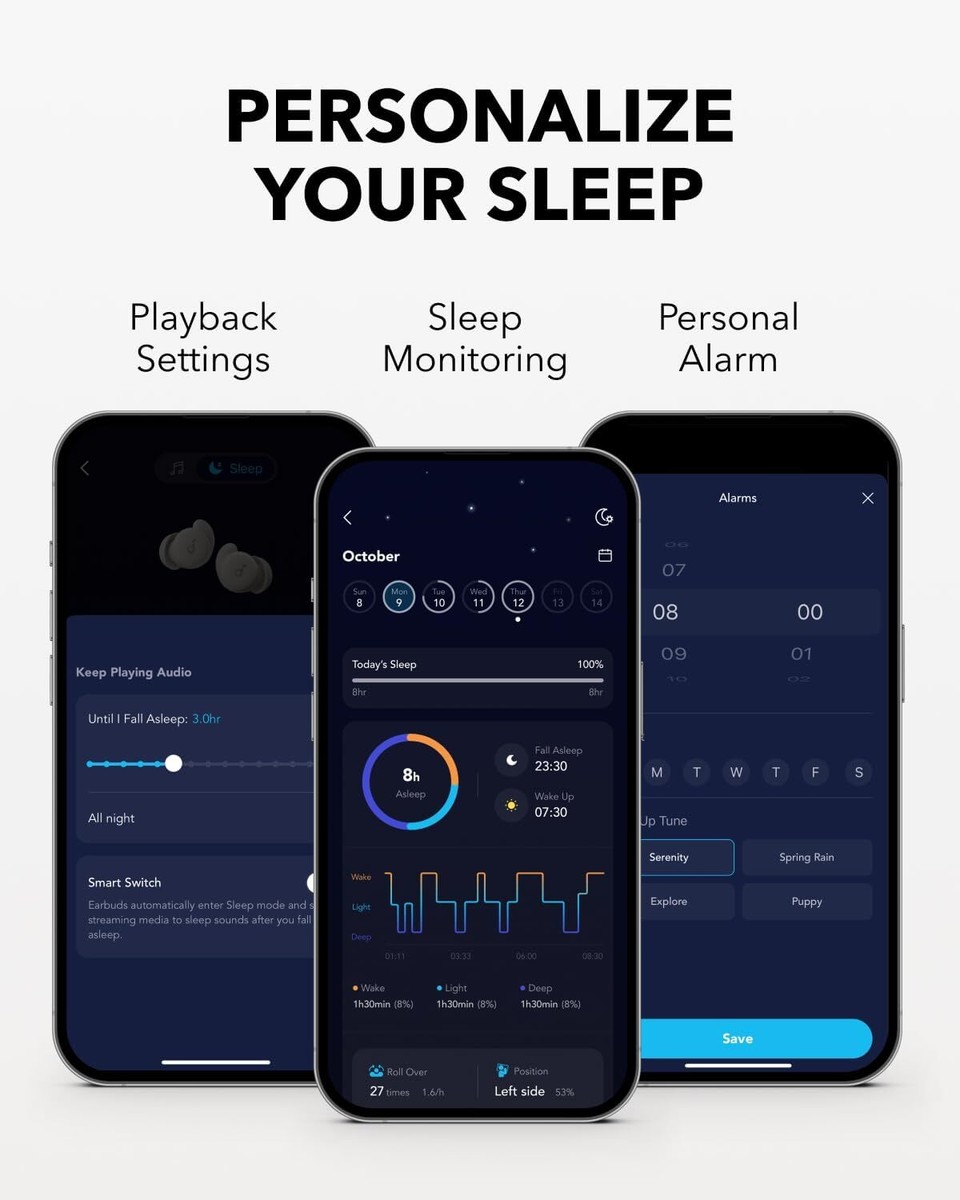 Soundcore Sleep A20 Noise Blocking Sleep Earbuds Sleep