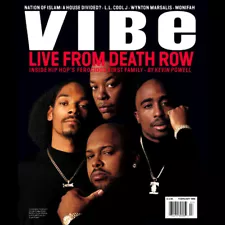 VIBE LIVE FROM DEATH ROW Dre, Snoop, Pac Poster Photo Print 16x16, 20x20, 24x24