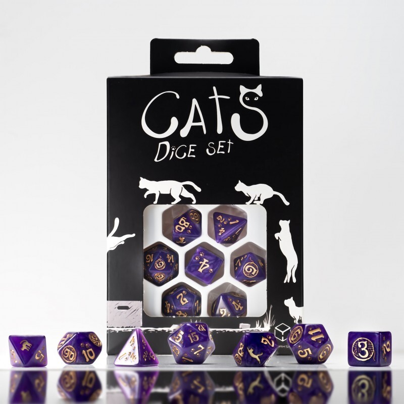 Q-Workshop BNIB CATS Dice Set: Purrito
