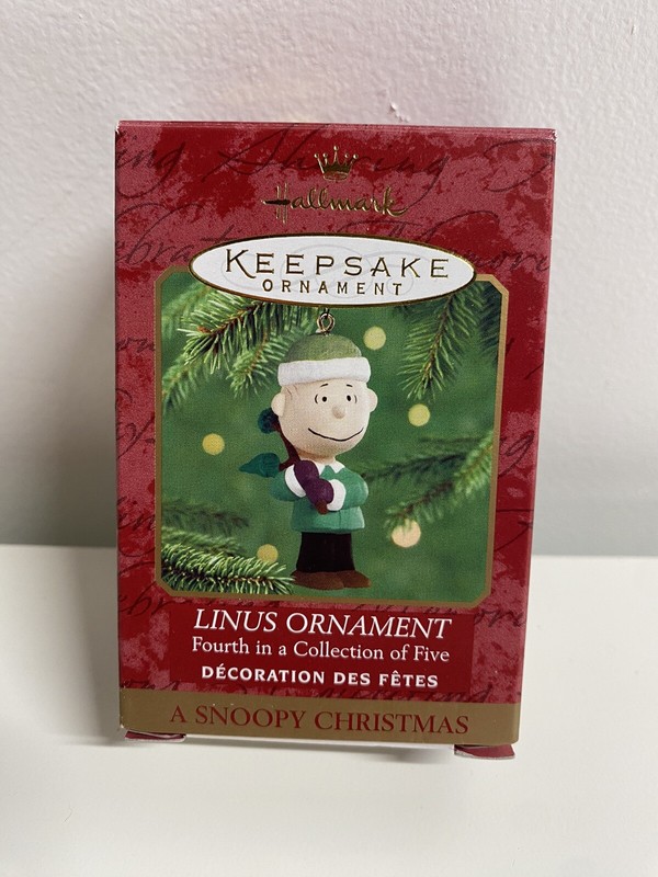1999 Hallmark Keepsake LINUS A Snoopy Christmas Peanuts 4th Series- NEW- READ