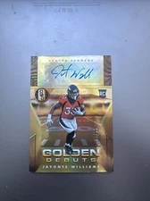 2021 Gold Standard Javonte Williams Golden Debuts RC Auto/99 RC