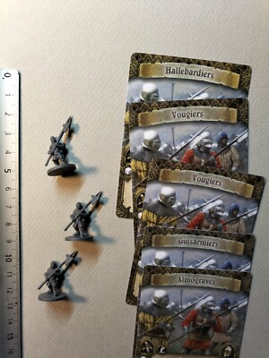 Figurine Cavalier Damné - Joan Of Arc (Time Of Legends) - 15mm + Carte FR - Occasion - Mythic