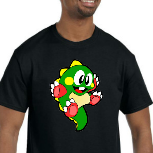 Bubble Bobble T-Shirt NEW *Pick your color & size* retro video game - Picture 2 of 10