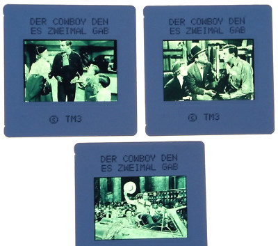 D272  3x Dias/Movie Slides DER COWBOY, DEN ES ZWEIMAL GAB / Callaway Went That#1
