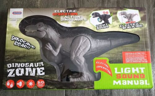 Dinosaur Zone Electronic Walking Light Sound Dinosaur New
