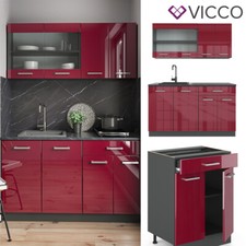 Cucina combinabile R-Line Single Cucina componibile 140 cm Cucina Blocco Vicco