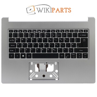 Acer ASPIRE 3 A314-35-C3NY Notebook Handauflage Abdeckung 6B.HVWN7.031 Tastatur silber