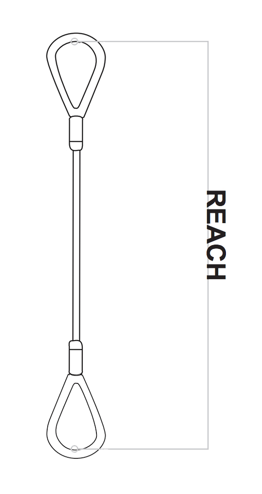 2-Pack Steel Wire Rope Choker Slings - 1/2" Diameter X 20 Ft Length, Thimble Eyes, Rated For Lifting & Rigging (WLL 2.5 Ton)