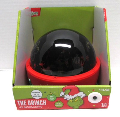 NEW Dr. Seuss How The Grinch Stole Christmas LED Shadow Lights Projector Show