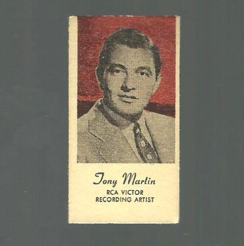 1945 IMPAREGGIABILE INCISIONE-O-TINTS FILM TONY MARTIN EX/MT+ SET ROSSO/NERO - Foto 1 di 2