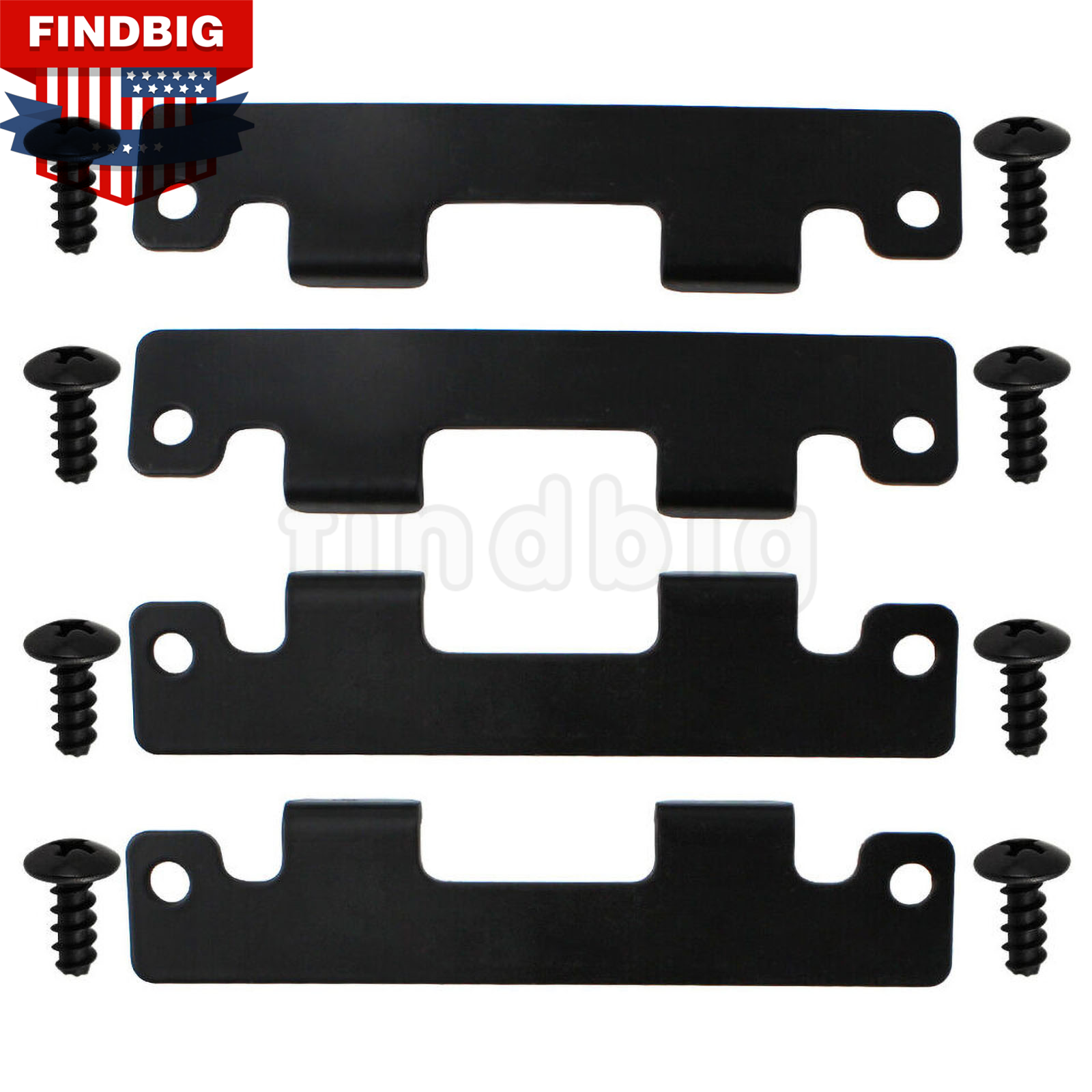 NEW TAIL GATE TAILGATE HINGE PLATES AND SCREWS FOR YAMAHA RHINO YXR 450