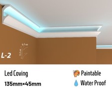 XPS LED COVING - UPLIGHTER CORNICE LIGHTWEIGHT MOLDING -BEST PRICE - L2