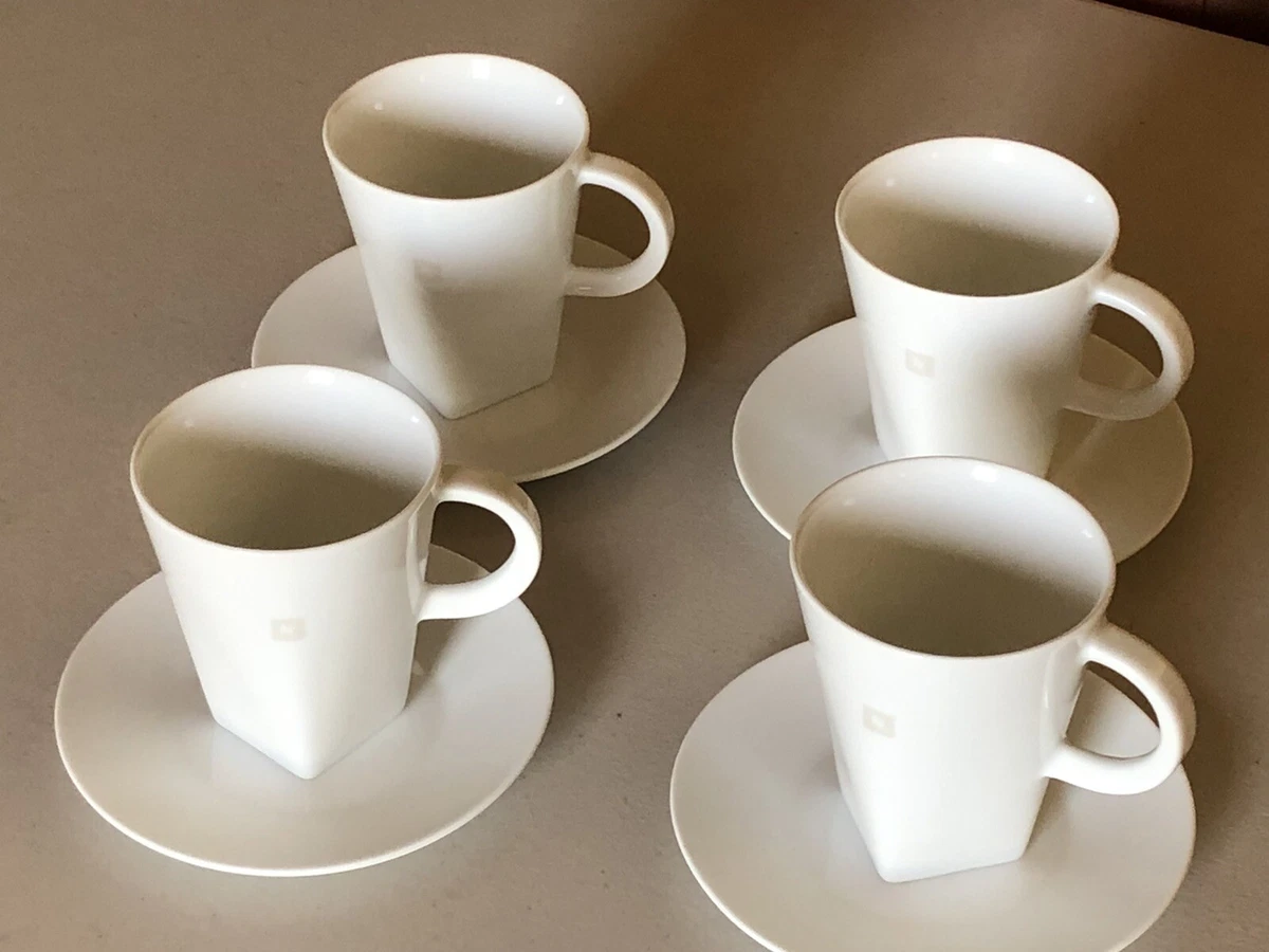 BIG-GAME DESIGN FOR NESPRESSO CUP W/SAUCER SET OF 4 N1729 10 OZ