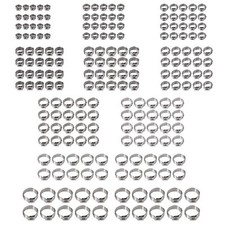 Proster 200pcs Ear Clamps Stainless Steel Hose Clamp Clip 5.8-7mm 7.3-9mm 8.8...