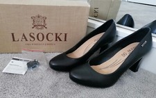 LASOCKI Gr. 37 Tolle Leder Pumps Neu mit Karton Highheels Damen Schuhe Dirndl