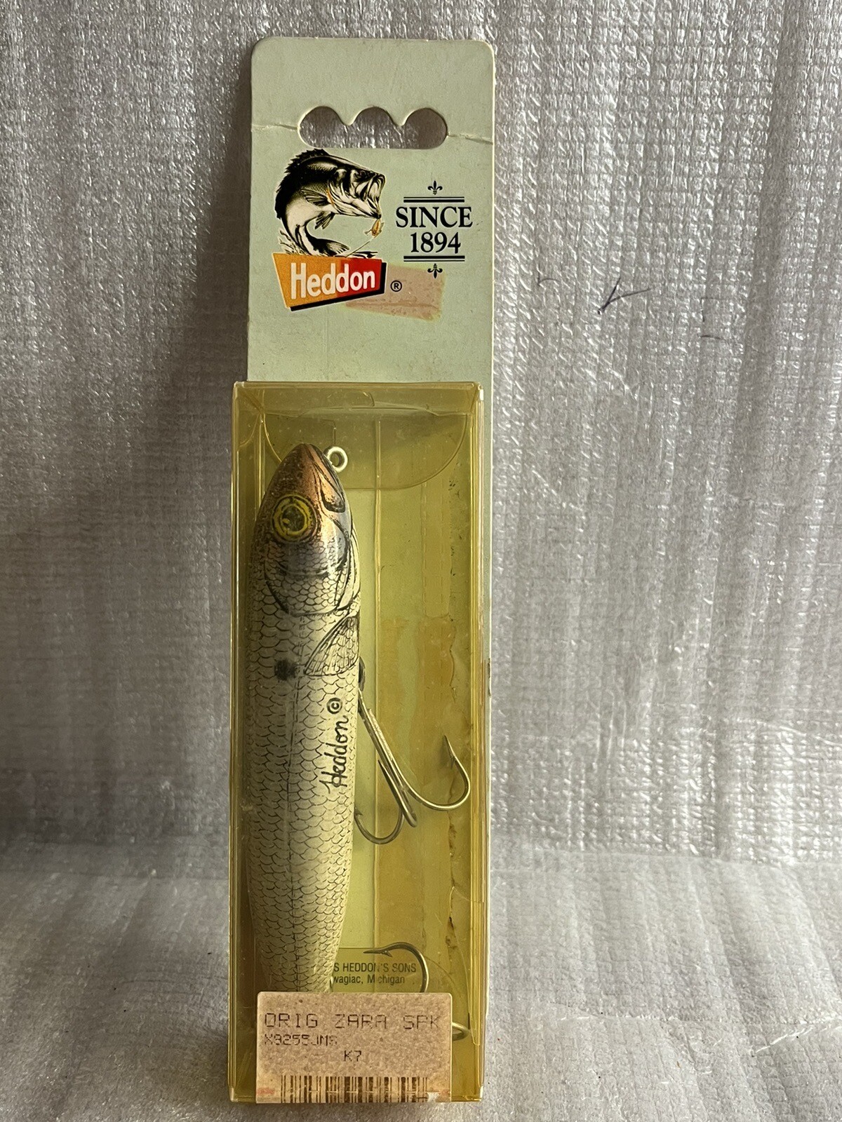 Vintage Heddon Zara Spook Topwater Fishing Lures NIP Natural
