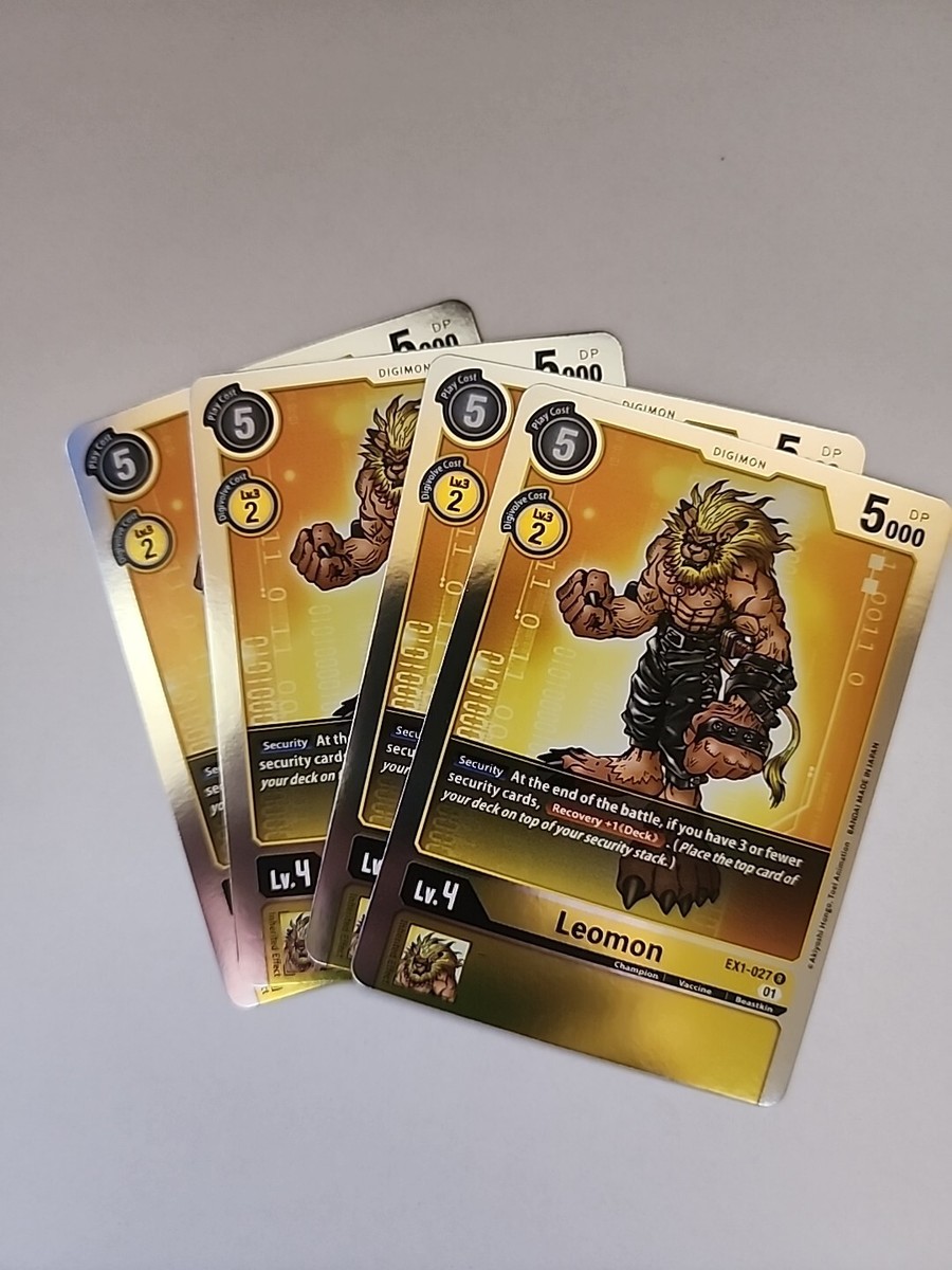digimon leomon card Digimon Card Game/EX-05Animal Colosseum]Loader Leomon EX5-032 R | Buy  from TCG Republic