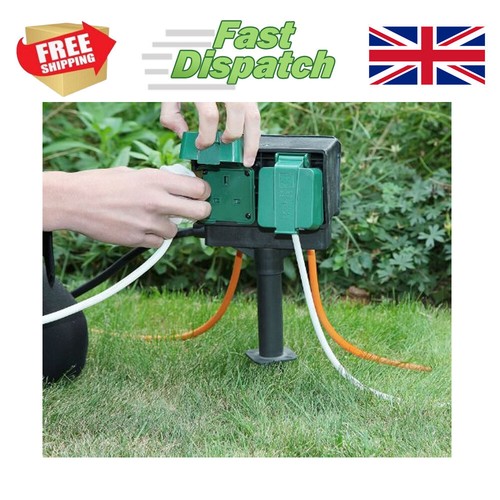 4 way Outdoor Plug Weatherproof Socket 