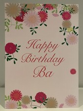 Happy Birthday Ba Card