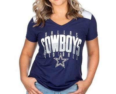DCM NFL Women's Dallas Cowboys Summers V-Neck T-Shirt | eBay