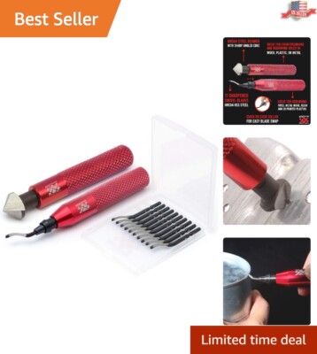 Ergonomic Handle Deburring Tool & 90° Countersink Reamer Set for Efficient Tasks