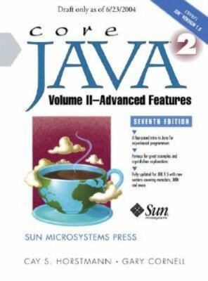 Core Java 2 Advanced Features by Gary Cornell and Cay Horstmann LIKE NEW