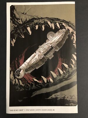 This Is No Cave - Star Wars Empire Strikes Back Mini Poster 6.5x10 Chris Sprouse