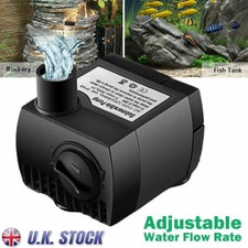 Electric Water Feature Pump Small Fountain For Outdoor Garden Fish Pond UK STOCK