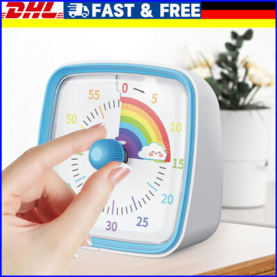 Visueller Timer Mit Nachtlicht, 60 Minuten Countdown Timer für Kinder Erwachsene