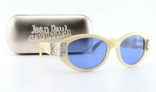 Jean Paul Gaultier Sunglasses 56-5204 Cream Silver Screw Industry JPG Case