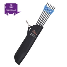 Versatile Arrow Quiver, Back & Waist Bow Hunting Pouch