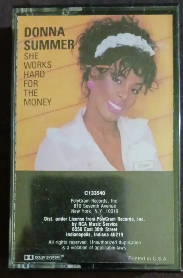 Donna Summer - She Works Hard for the Money - 1983 Cassette - Tested - Excellent Foto 3 de 4