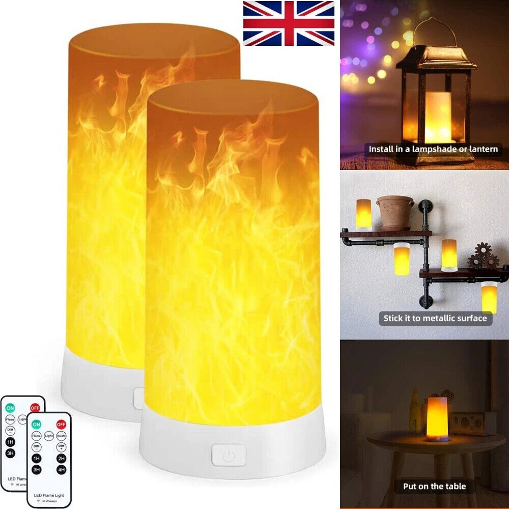 Flame effect on sale table lamps