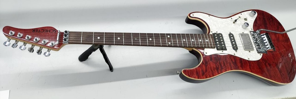 Schecter SD-II-22 Electric Guitar Red Used Shipping From