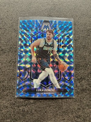 2023-24 Panini Mosaic Luka Dončić Reactive Blue Parallel #31   Dallas Mavericks