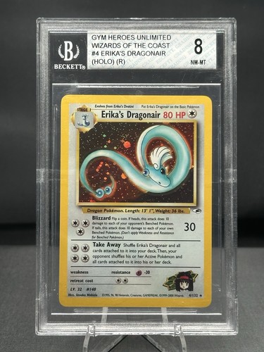 Erika's Dragonair (Unlimited) graded BGS 8 for sale on eBay