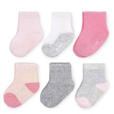 Baby 6-Pack All Weather Crew-Length Socks Mesh  Thermal Stretch - Unisex Gir...