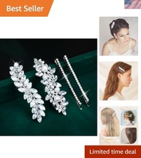 Versatile Rhinestone Hair Clips for All Hair Types - Ideal for Any Occasion
