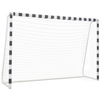 FußBalltor 300X200X90 Cm Metall Schwarz Und Weiß