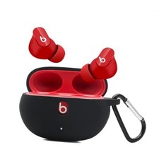 Silicone Case for Beats Studio Buds 2021/2023, Premium Shockproof Black