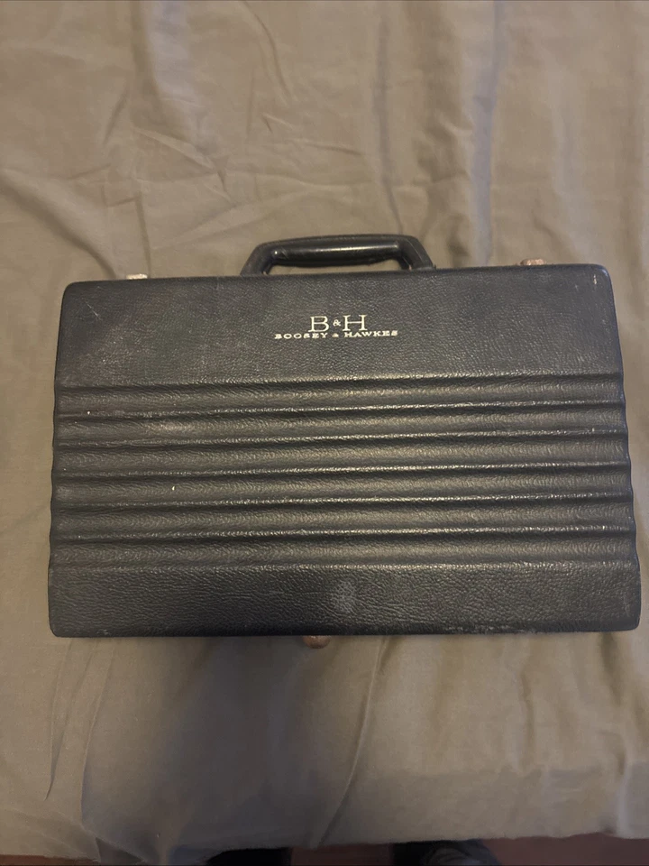 Vintage Boosey & Hawkes Wooden Clarinet w/ Original Case - Image 2 of 4