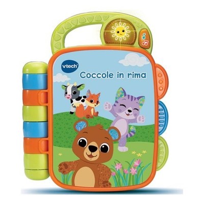 VTech Electronics Baby Sonaglio Ausweiss AXEL Weiches Massagering Baby, Schwarz
